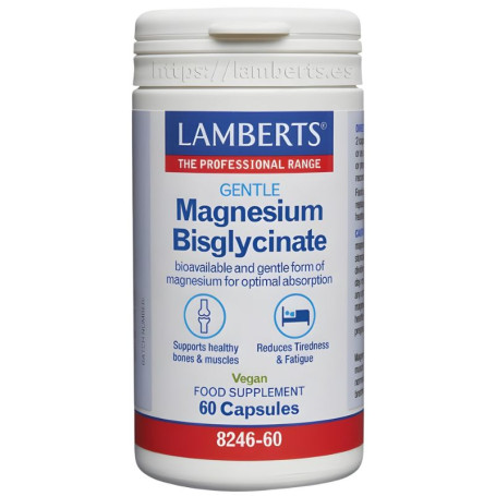 Gentle Magnesium Bisglycinate 60 Capsulas Lamberts