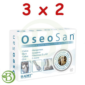 Pack 3x2 Oseosan 60 Comprimidos Eladiet