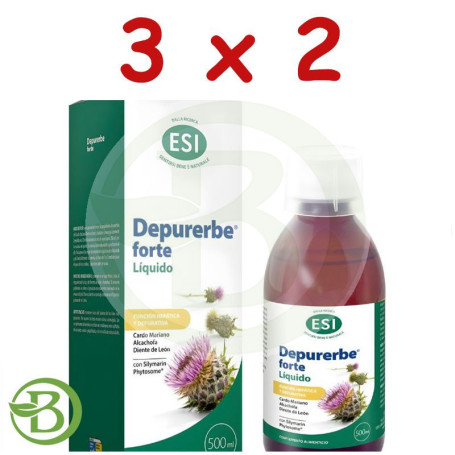 Pack 3x2 Depurerbe Forte 500Ml Esi