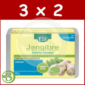 Pack 3x2 Pastilla Blanda Suiza De Jengibre 50G Esi