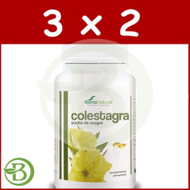 Pack 3x2 Aceite de Onagra 100 Perlas Soria Natural