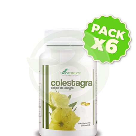 Pack 6x Aceite de Onagra 100 Perlas Soria Natural