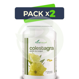 Pack 2x Aceite de Onagra 250 Perlas Soria Natural