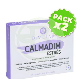 Pack 2x Calmadim Estrés 30 Cápsulas Dimefar