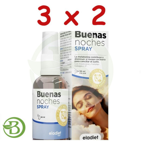 Pack 3x2 Buenas Noches Spray 30Ml Eladiet