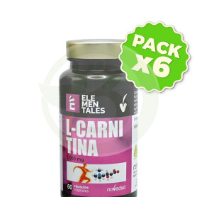 Pack 6x L-Carnitina 60 Capsulas Novadiet