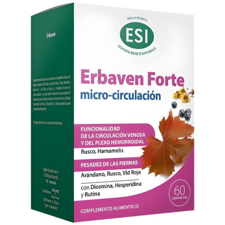 Erbaven Forte Micro-Circulación 60 Comprimidos Esi