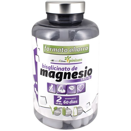 Bisglicinato De Magnesio 120 Comprimidos Pinisan