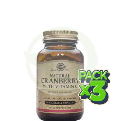 Pack 3x Arándano Rojo 60 Cápsulas Solgar