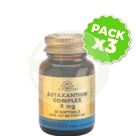 Pack 3x Astaxantina 30 Cápsulas Solgar