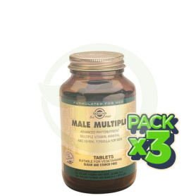 Pack 3x Male Múltiple 60 Cápsulas Solgar
