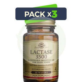 Pack 3x Lactasa 30 Cápsulas Solgar