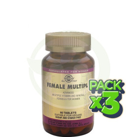 Pack 3x Female Multiple 60 Cápsulas Solgar