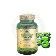 Pack 3x Equinácea 60 Cápsulas Solgar