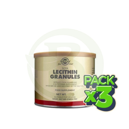 Pack 3x Lecitina 227Gr. Solgar