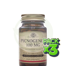 Pack 3x Pino 100Mg. 30 Cápsulas Solgar