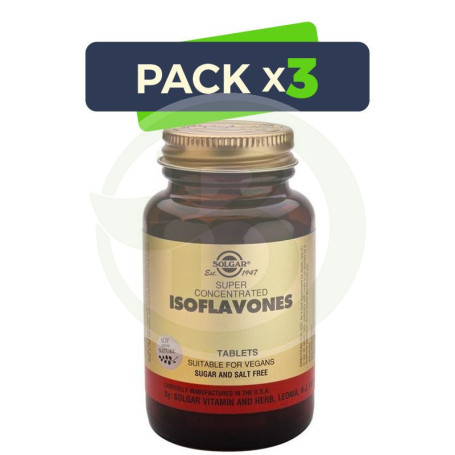 Pack 3x Super Concentrado de Soja 30 Cápsulas Solgar