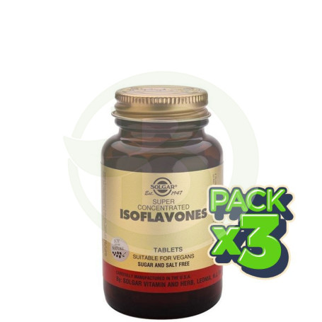 Pack 3x Super Concentrado de Soja 60 Cápsulas Solgar