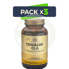 Pack 3x Tonalin 60 Cápsulas Solgar