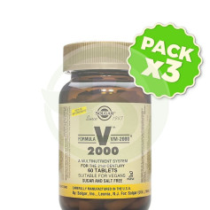 Pack 3x Formula Vm-2000 60 Comprimidos Solgar
