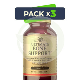 Pack 3x Ultimate Bone Support 120 Comprimidos Solgar