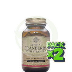 Pack 2x Arándano Rojo 60 Cápsulas Solgar