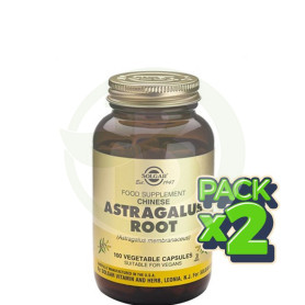 Pack 2x Astragalus Raíz 100 Cápsulas Solgar