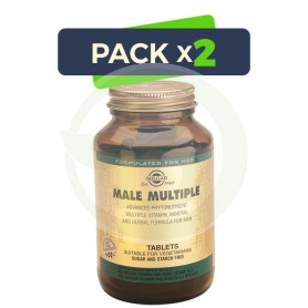 Pack 2x Male Multiple 120 Cápsulas Solgar
