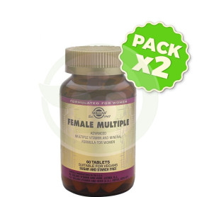 Pack 2x Female Multiple 60 Cápsulas Solgar