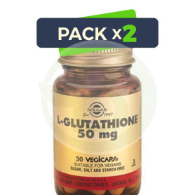 Pack 2x L-Glutation 30 Cápsulas Solgar