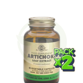Pack 2x Alcachofa 60 Cápsulas Solgar