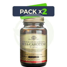 Pack 2x Beta Caroteno 60 Cápsulas Solgar