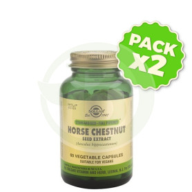 Pack 2x Castaño de Indias 60 Cápsulas Solgar