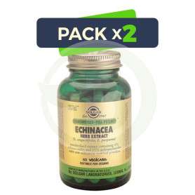Pack 2x Equinácea 60 Cápsulas Solgar