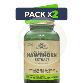 Pack 2x Espino Albar 60 Cápsulas Solgar