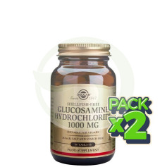 Pack 2x Glucosamina Clorhidrato 60 Cápsulas Solgar
