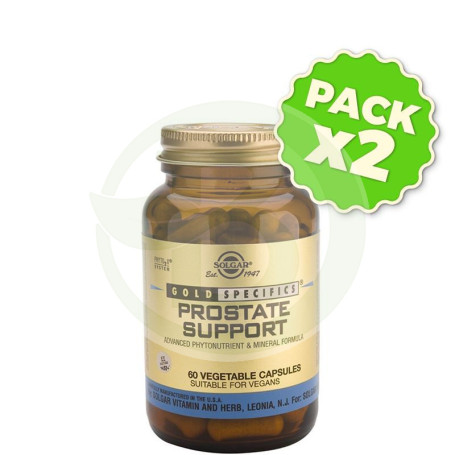 Pack 2x GS Prostate Support 60 Cápsulas Solgar