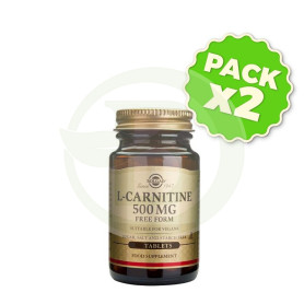 Pack 2x L-Carnitina 500Mg. 60 Cápsulas Solgar