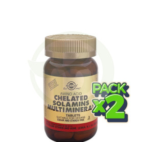 Pack 2x Multimineral Solamins 90 Cápsulas Solgar