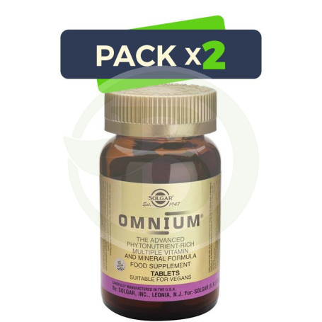 Pack 2x Omnium 60 Cápsulas Solgar
