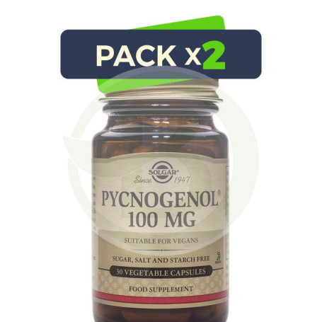 Pack 2x Pino 100Mg. 30 Cápsulas Solgar