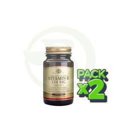 Pack 2x Vitamina E 200UI (134Mg.) 100 Cápsulas Solgar