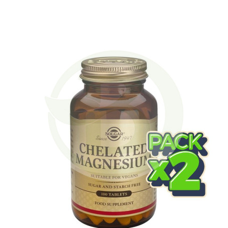 Pack 2x Manganeso Quelado 100 Cápsulas Solgar