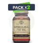 Pack 2x Spirulina Vegetarian 80 Cápsulas Solgar