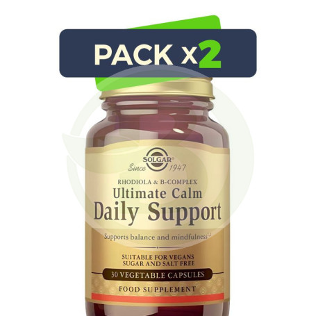 Pack 2x Ultimate Calma Diaria 30 Cápsulas Solgar