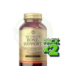 Pack 2x Ultimate Bone Support 120 Comprimidos Solgar