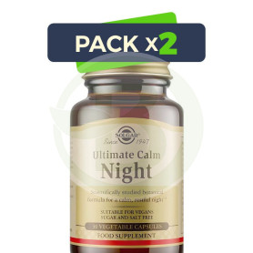 Pack 2x Ultimate Calma Noche 30 Cápsulas Solgar