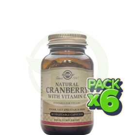 Pack 6x Arándano Rojo 60 Cápsulas Solgar