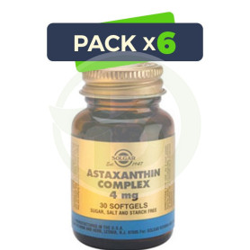 Pack 6x Astaxantina 30 Cápsulas Solgar