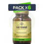 Pack 6x Cayena 100 Cápsulas Solgar
